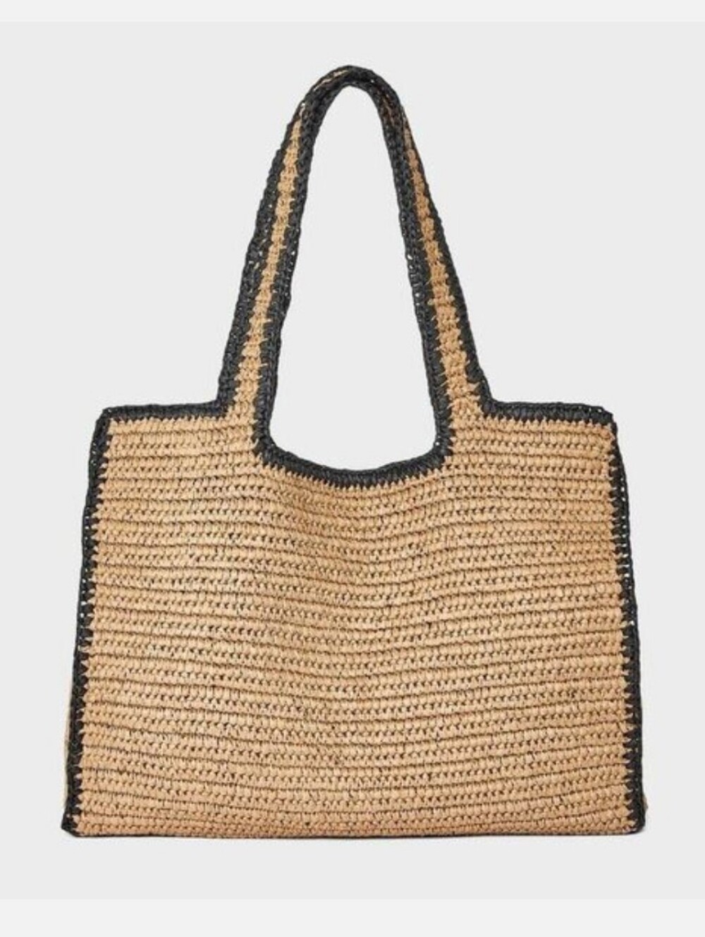 NWT! A New Day - Straw XL Tote Bag, Natural, MSRP $40